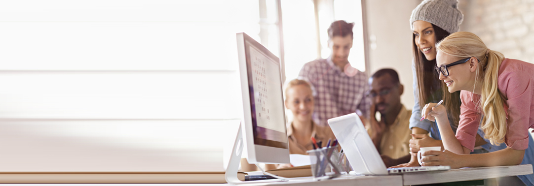 Business colleagues in discussion