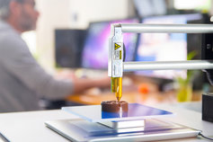 3D Printing Machine printing a piece of plastic