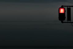 When will business get a green light? - red road sign