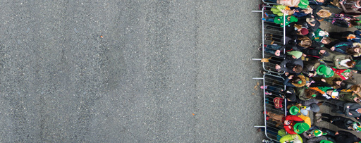 parade crowd on side of street