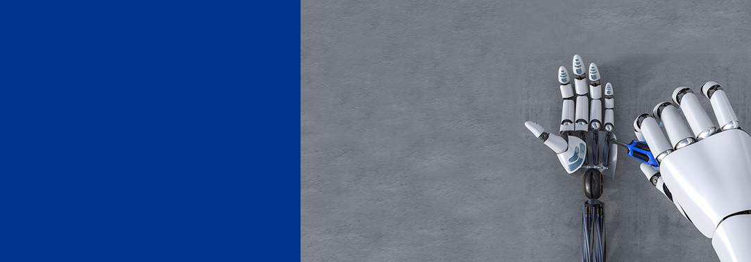 robot hand fixing robot hand