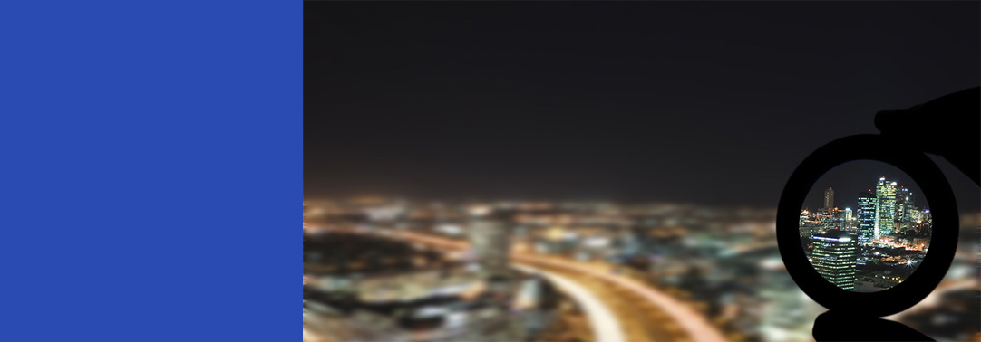 Building through lens brown