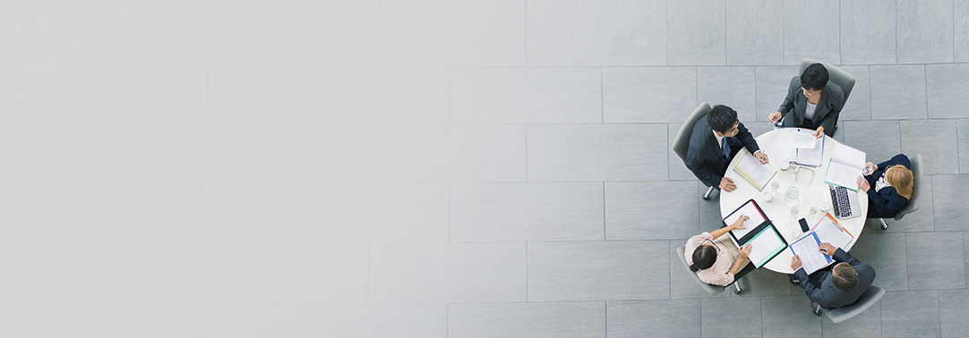 Business people having meeting at table