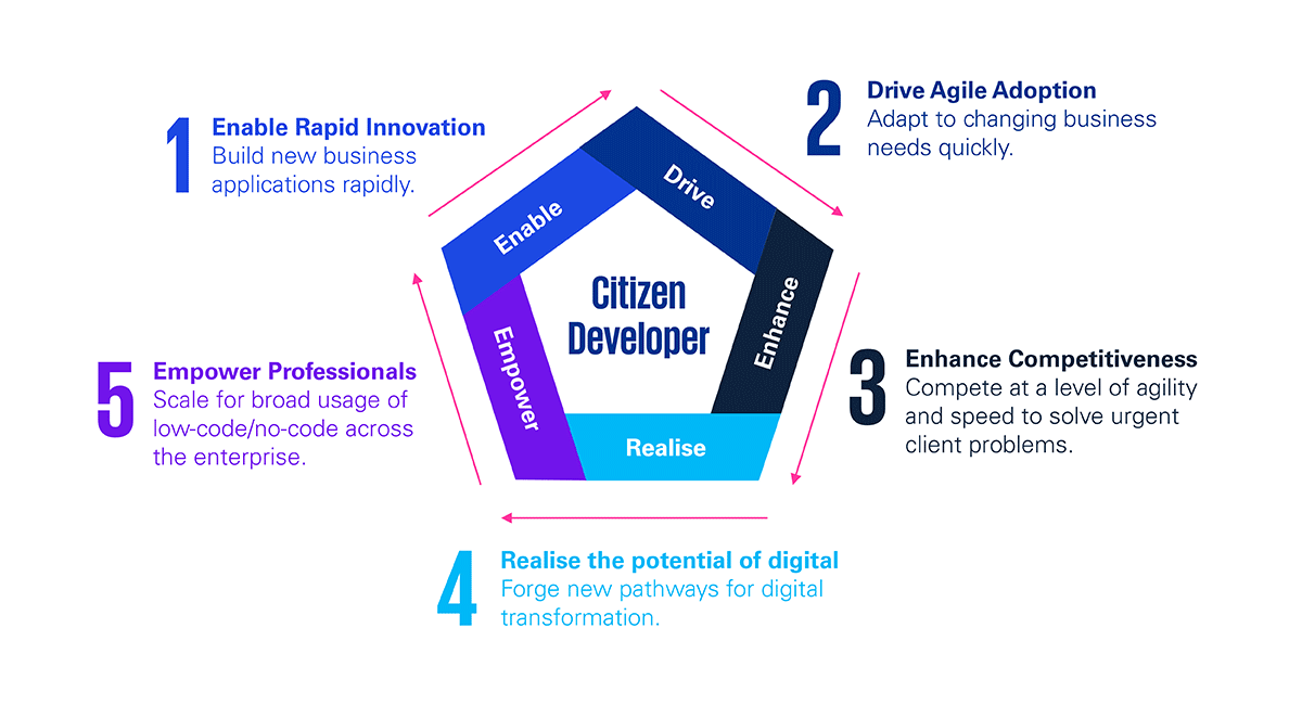 5 pillars Citizen Developer