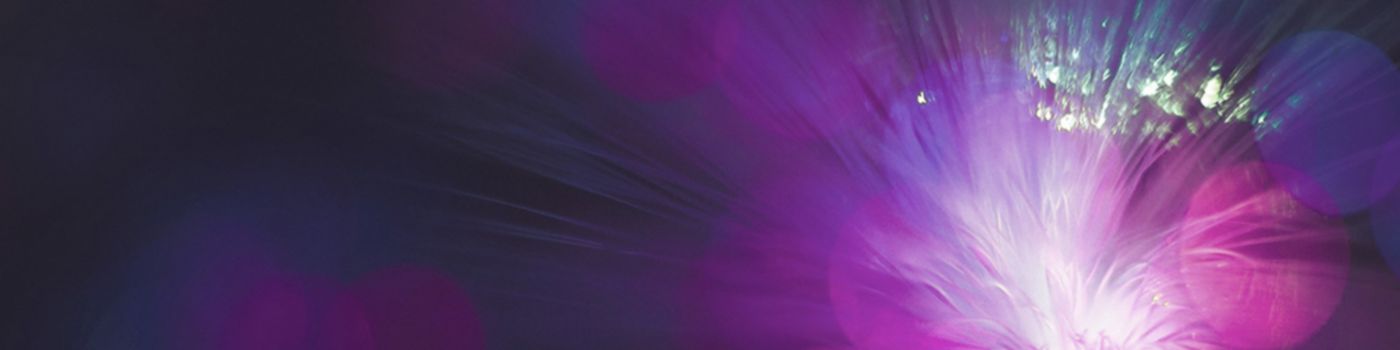Digital illustration with purple lights
