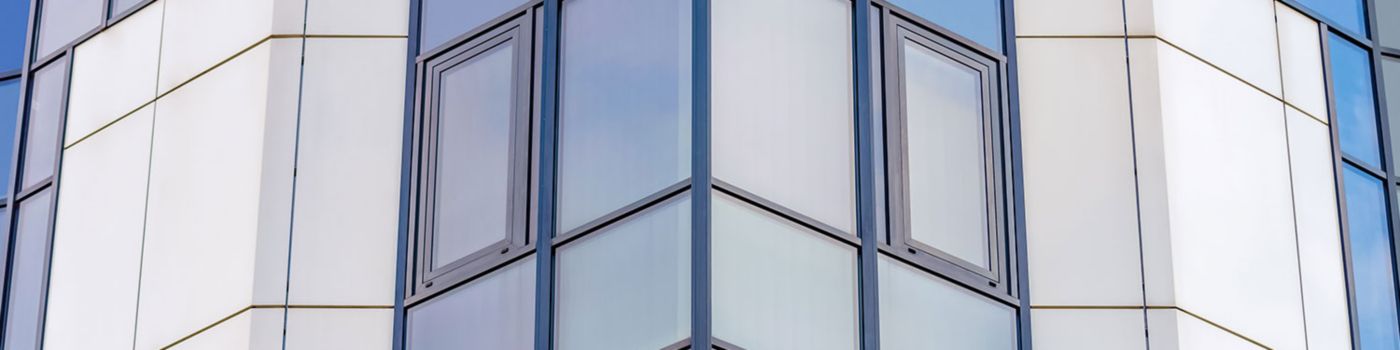 Glass facade high-rise
