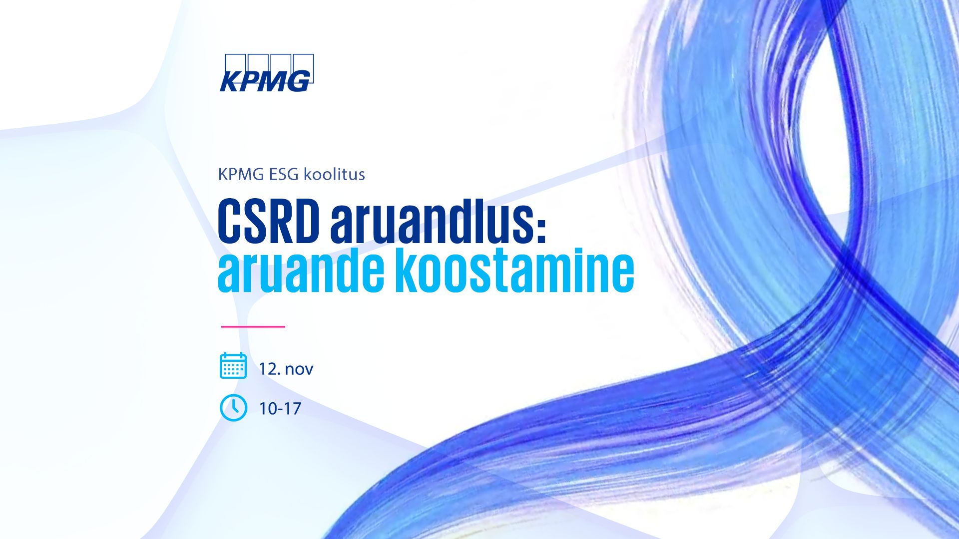 KPMG ESG koolitus