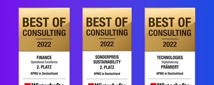 Best of Consulting Awards 2022 KPMG