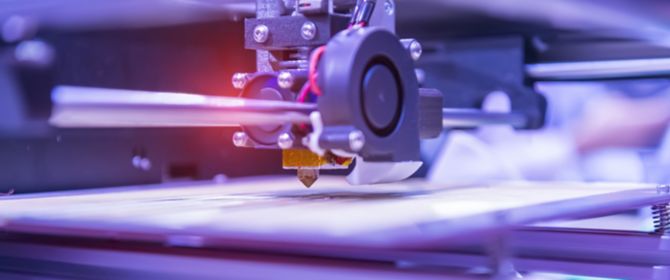3D printer or robotic automation technology
