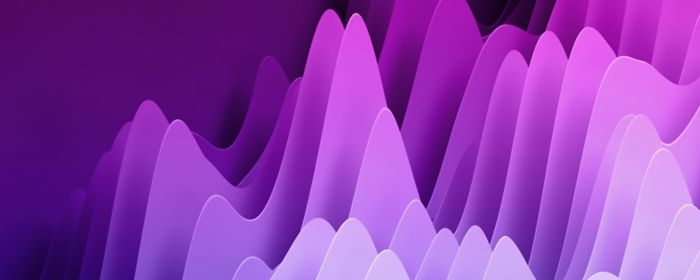 3D wave violet shade