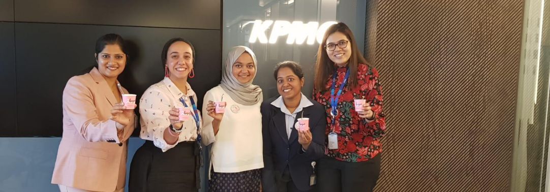 Celebrating the Breast Cancer Awareness Month in KPMG Kuwait