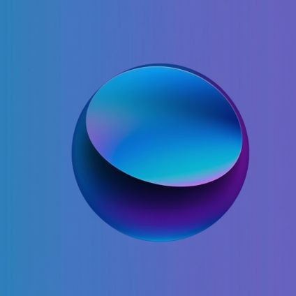 blue and purple orb