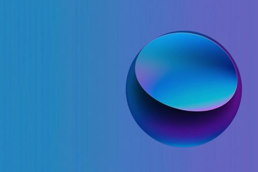 blue and purple orb