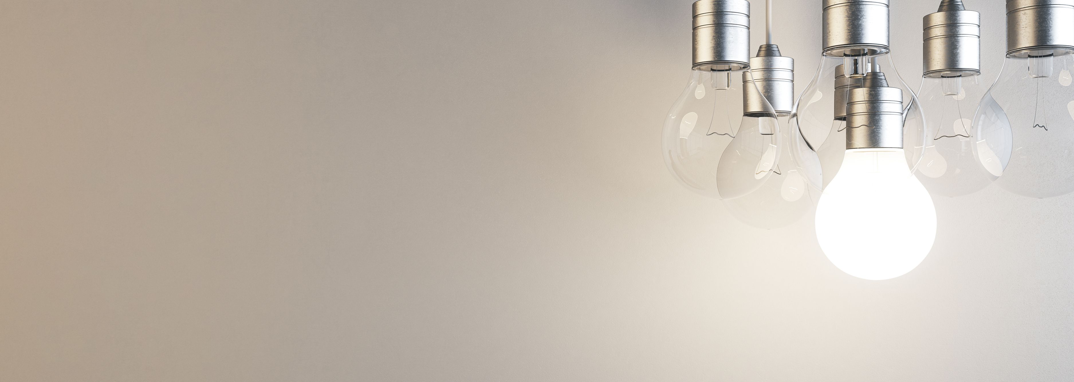 group of light bulbs