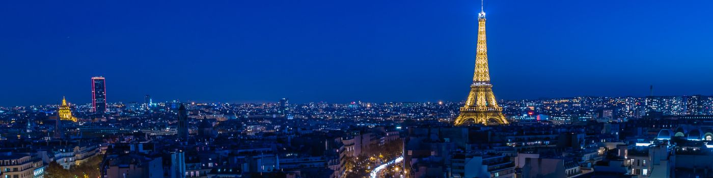 vista de Paris a noite