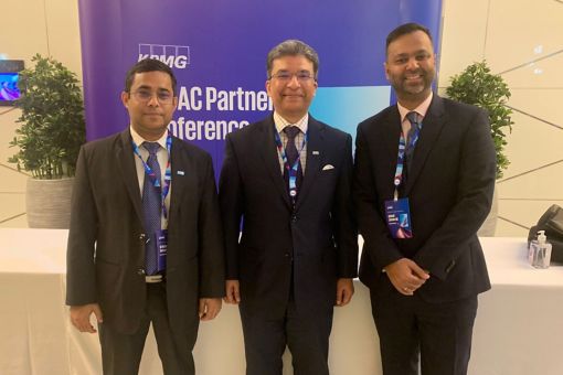 KPMG Bangladesh Partners Adeeb H Khan, Mehedi Hasan and Ashraf Zaman Ali