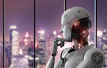 robot thinking