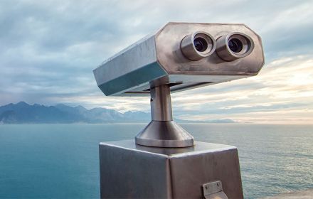 Binoculars looking out for fraud and corruption