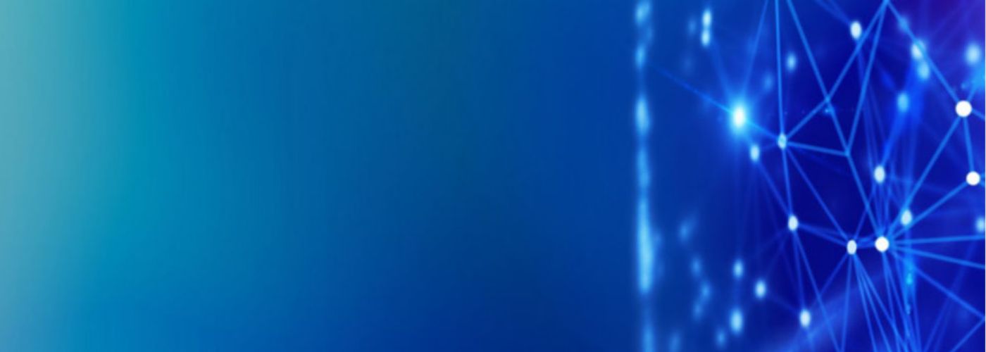blue green abstract dots
