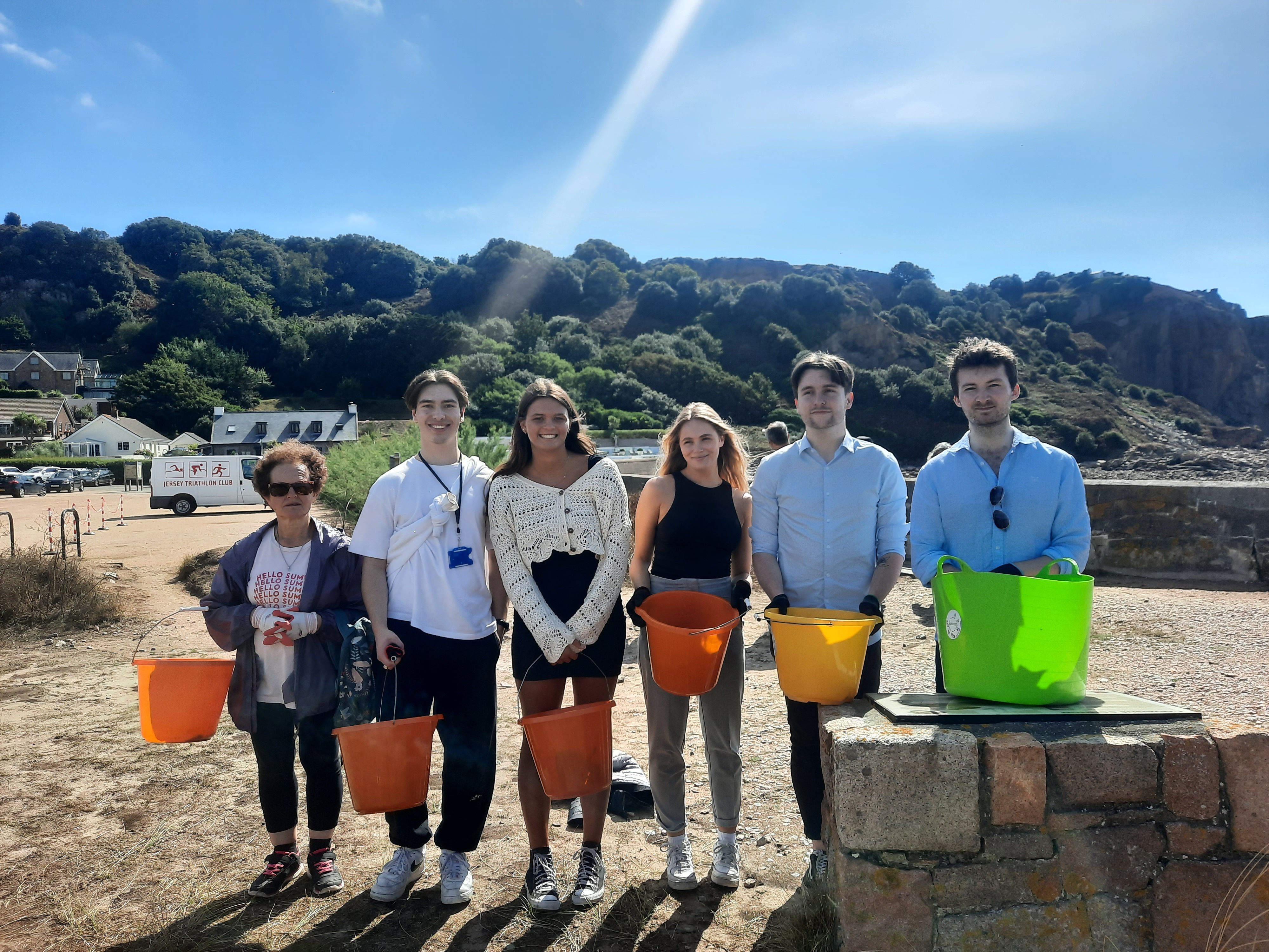 Volunteer beach clean - Jersey