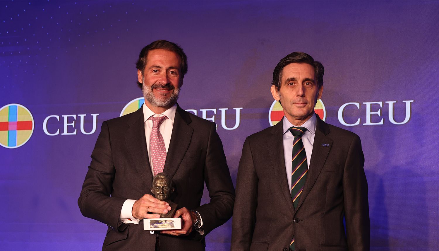 Juanjo Cano y José María Álvarez Pallete, Presidente de Telefónica.