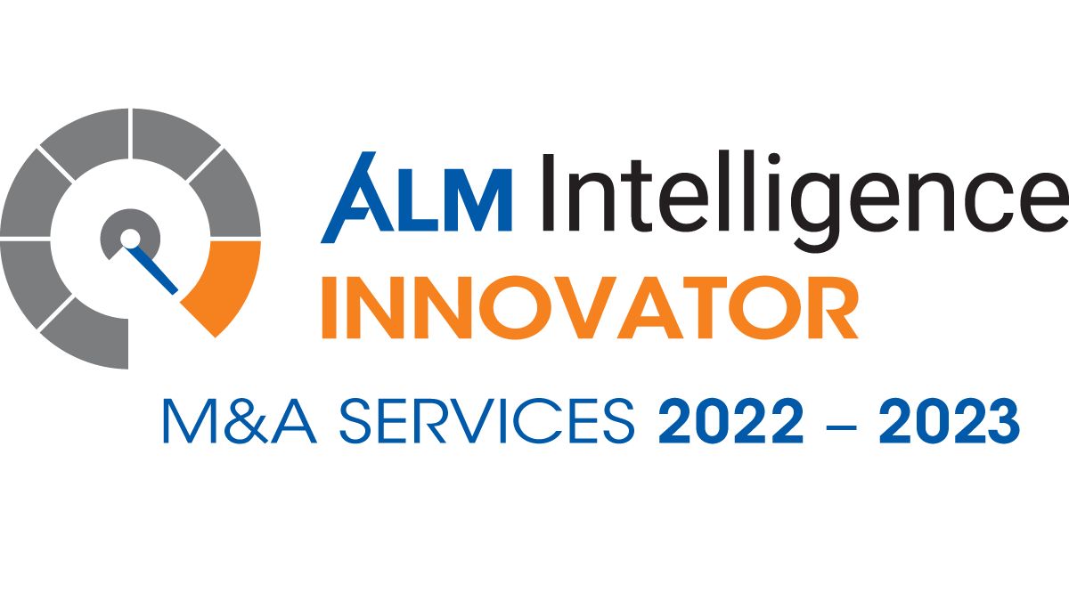 KPMG is positioned as an Innovator in the ALM Pacesetter Research for M&A services