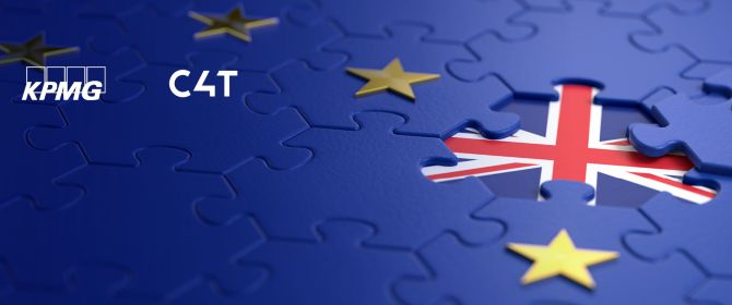 Brexit British flag puzzle pieces
