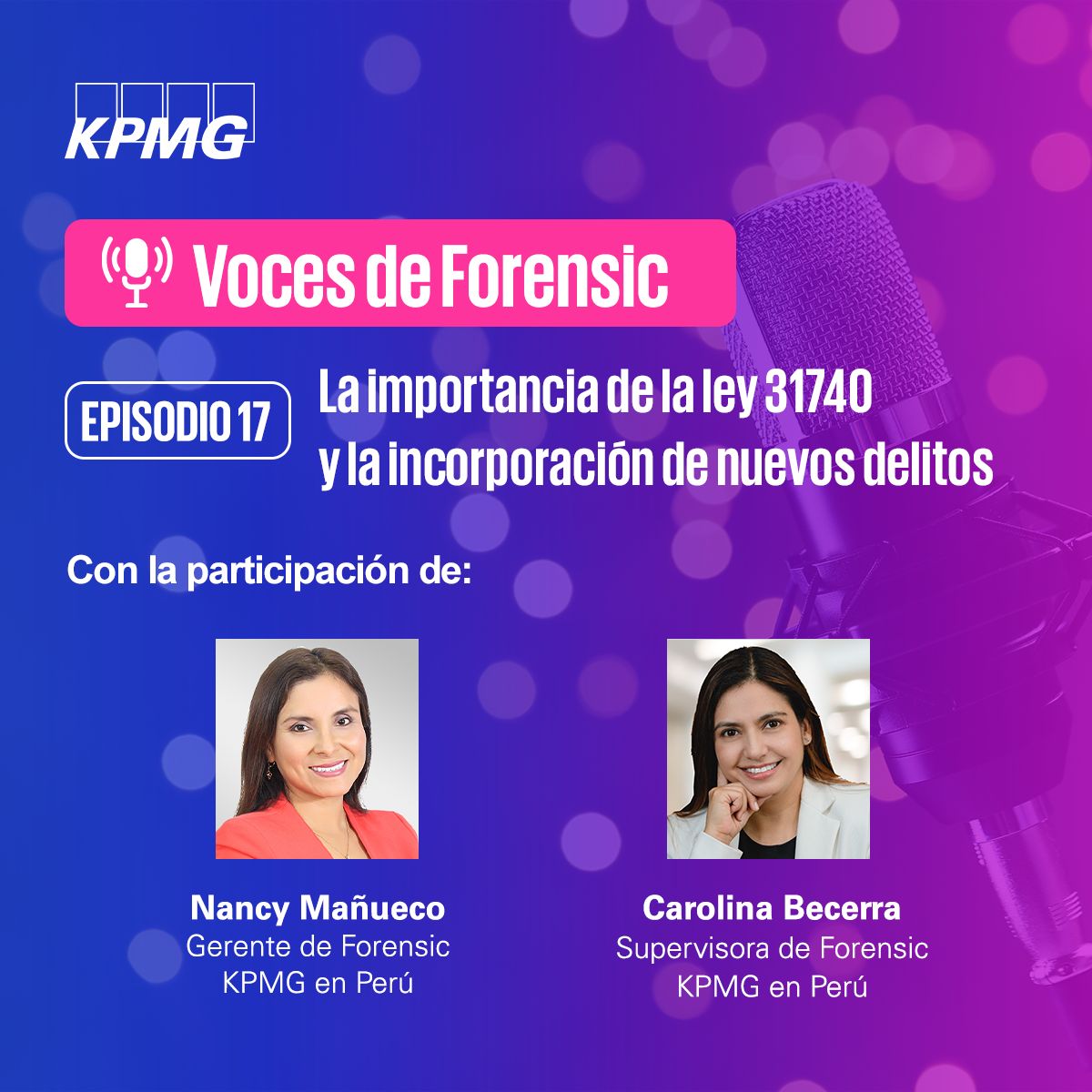 Voces de Forensic I Episodio 17