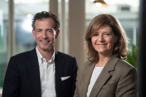 Michael Wagemans, Head of Sustainability at KPMG Belgium and Valérie Siegler Brands, Innovation & Sustainability Director for Spadel.