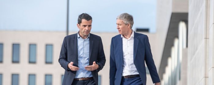 Benoit Watteyne of KPMG Belgium and Jan De Blauwe of the Belgian Cyber Security Coalition discuss cybersecurity