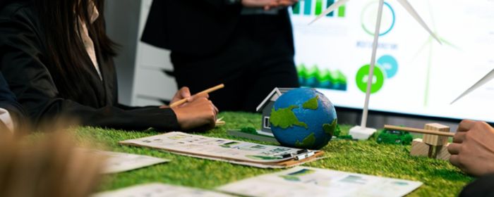 World in the middle of a meeting