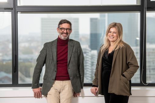 KPMG’s AI Expert Annelies De Corte and CEO of Digitaal Vlanderen, Jan Smedts