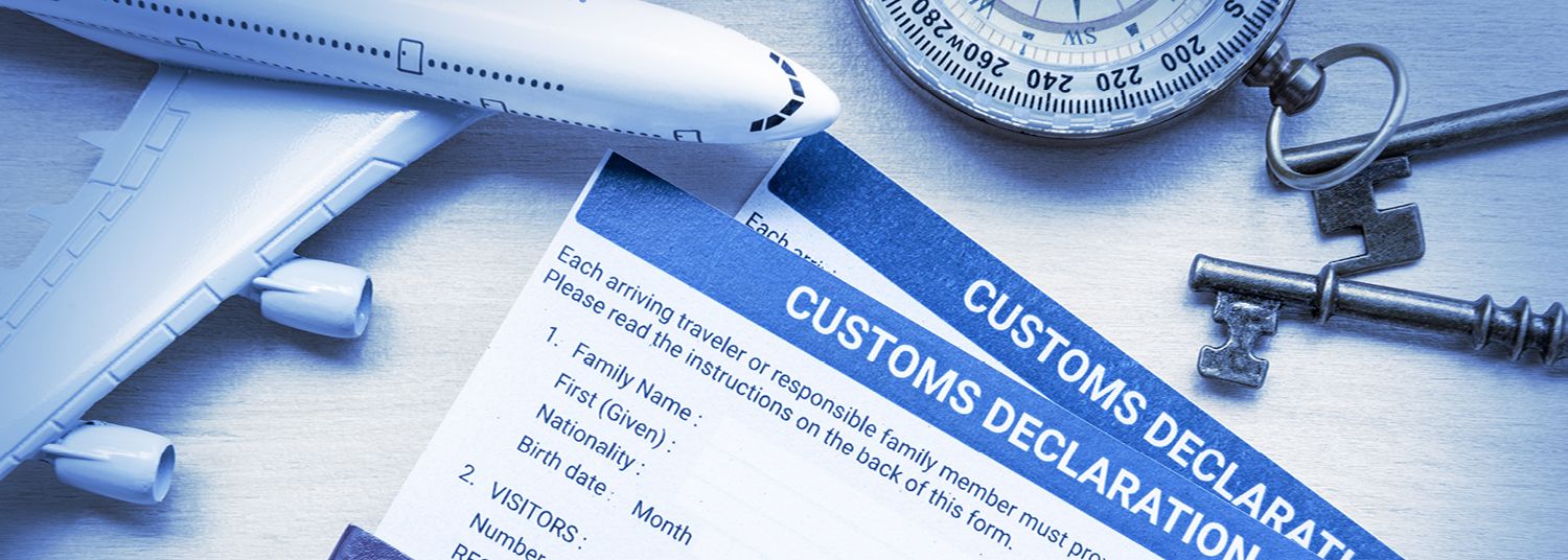 Customs declaration form