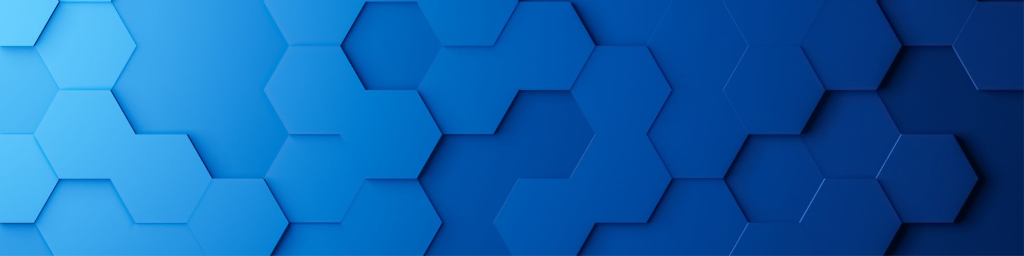 Blue hexagons 