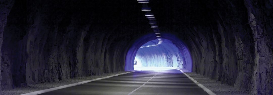 light through tunnel