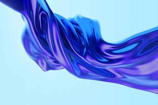 Abstract 3d blue render background
