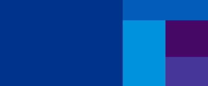 Blue square abstract pattern