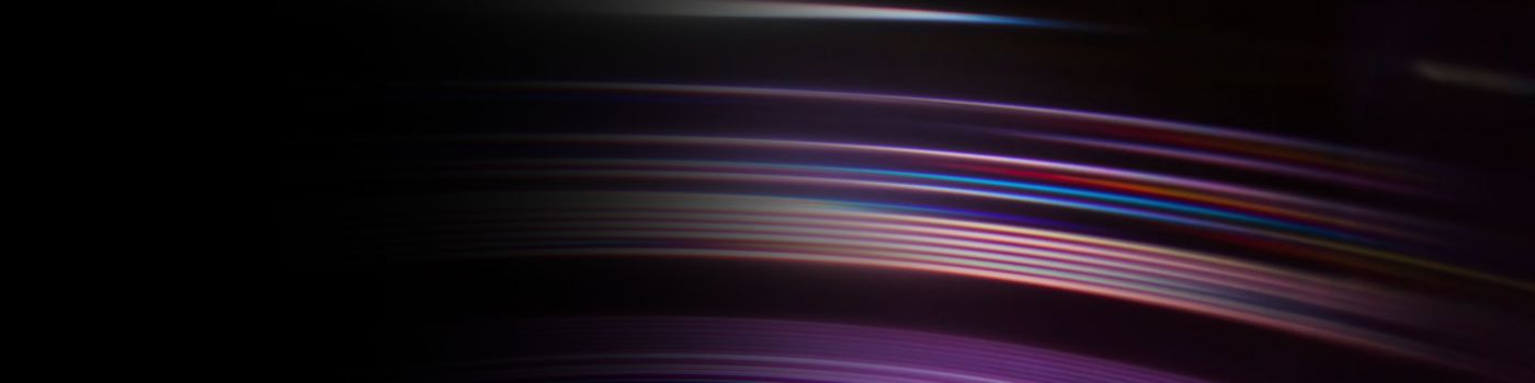 Abstract image of purple light trails