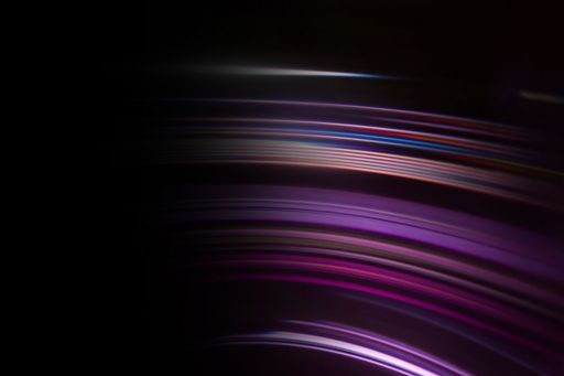 Abstract image of purple light trails