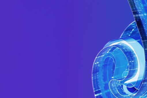 Abstrakte Digitalwelt