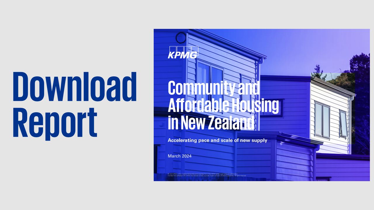 Community and affordable housing New Zealand 
