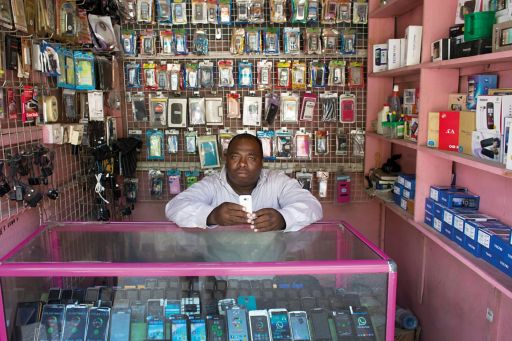 African mobile shopkeeper
