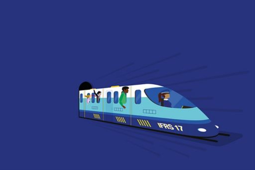 Animated train
