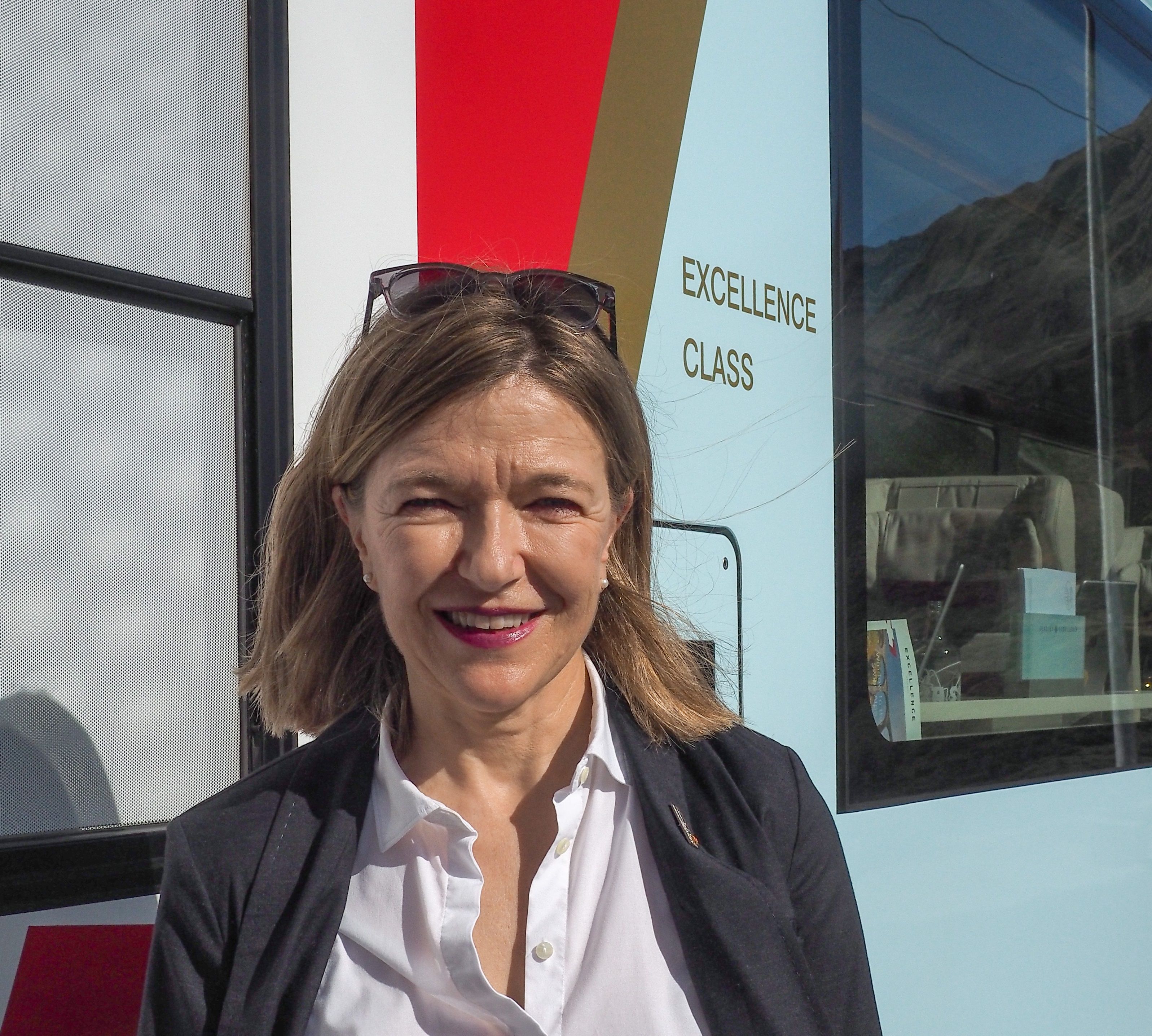 Annemarie Meyer, CEO von Glacier Express