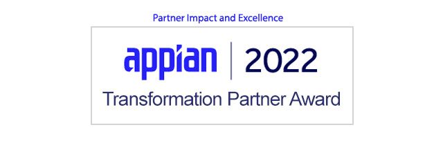 Appian 2022 Transformation Partner Award