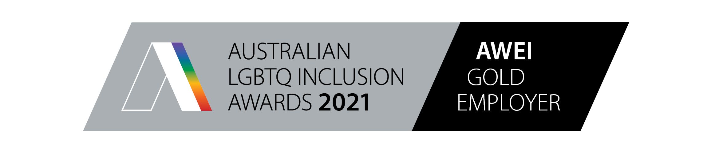 Australian LGBTQ Inclusion Awards 2021 – AWEI Gold Employer