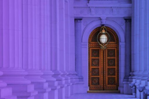 door-purple