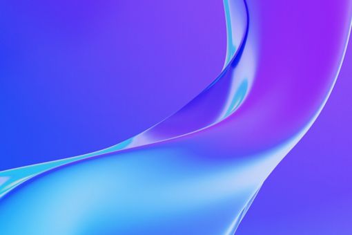 purple and blue abstract shape