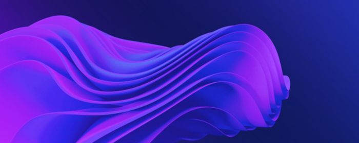 abstract purple wave with a dark background
