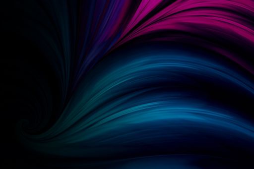 Blue and Magenta Abstract Background, Flame Feather